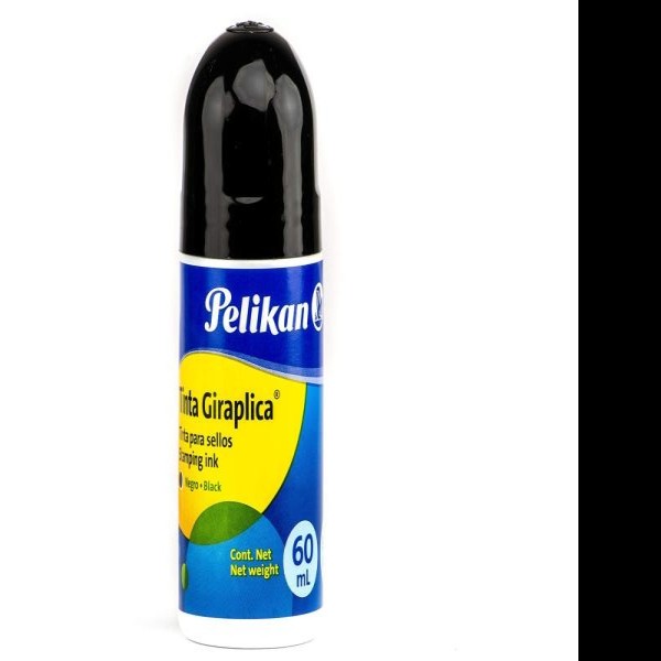 TINTA PCOJIN DE SELLO 60ML. NEGRO PELIKAN C.48